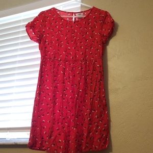 Small petite, red Old Navy summer dress